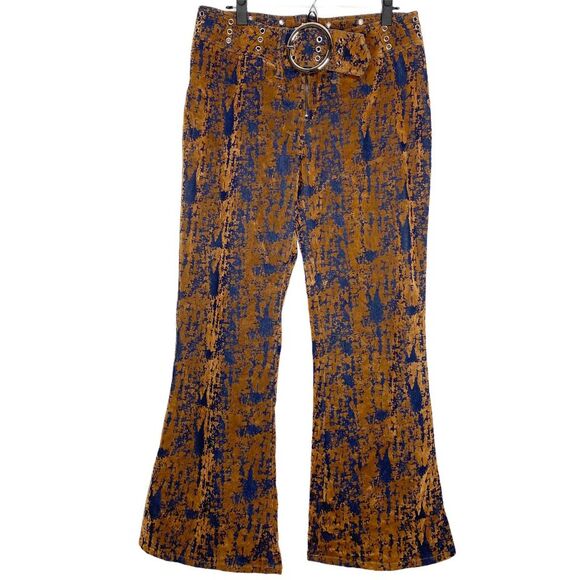 Vintage Maxi Stretch Denim Mid Rise Buckle Jeans - Picture 5 of 5